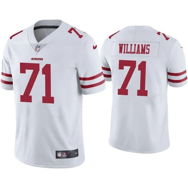 Men San Francisco 49ers #71 Trent Williams White Nike Color Rush Limited NFL Jersey